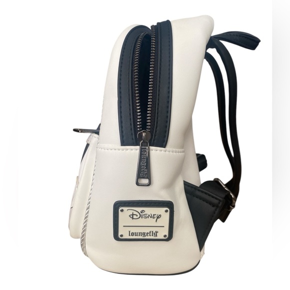 Loungefly Disney Steamboat Willie Music Cruise Mini Backpack Black & White - Picture 6 of 7